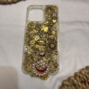 Handcrafted Gold Boho Charm Phone Case