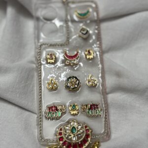 Handcrafted Kundan & Meenakari Ethnic Phone Case