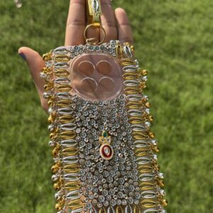 Luxury Handcrafted Oxidized & Gold Ghungroo Phone Case