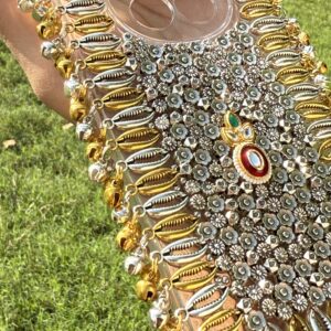 Luxury Handcrafted Oxidized & Gold Ghungroo Phone Case